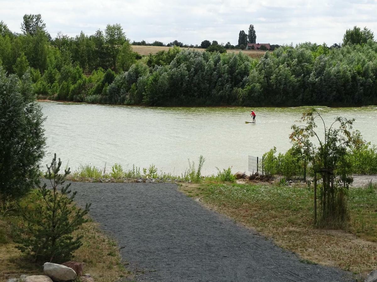 Feriendomizil Am Stoermthaler See, Lagovida, Leipziger Neuseenland, Grosspoesna, Privatstrand Buitenkant foto